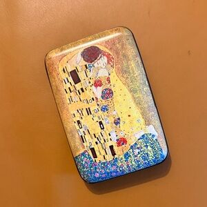 Elegant Klimt Design Card Holder